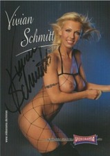 Signierte Autogrammkarte Vivian Schmitt 10 x 15 cm