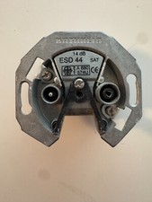 2x Kathrein Kabeldose für Berker Serie Palazzo Glas 1930 ESD 44 & 64 mit Deckel