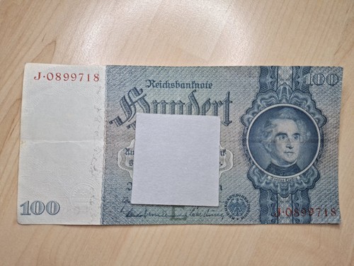 100 reichsmark reichsbanknote - 100,