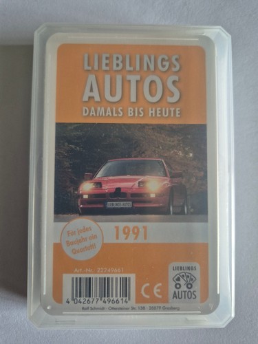 Auto quartett 1991 baujahr - auto,