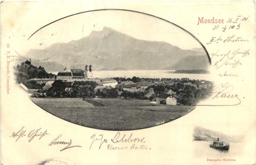 Mondsee dampfer helene - dampfer,