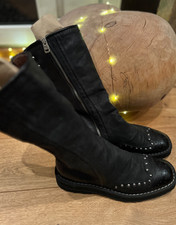 Schwarze Airstep Stiefelette Gr.40