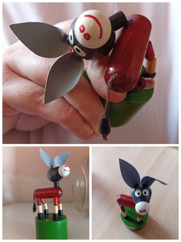 Druckknopf spielzeug esel - spielzeug,