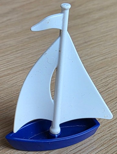 Playmobil segelboot klein blau - segelboot,