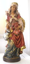 Holzfigur geschnitzt, Heilige