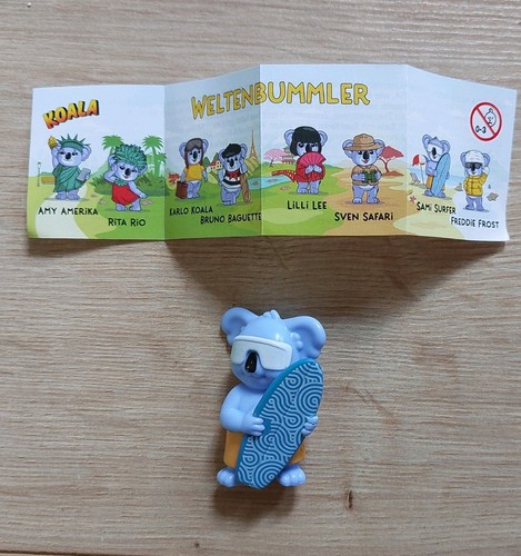 Einzelfigur koala sami surfer - koala,