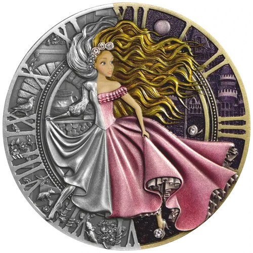 Silbermünze cinderella - silbermünze, (7.)