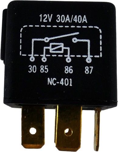 Starterrelais 12v 35ah polig - 12v, 4-polig