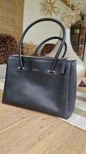 FURLA Tasche Schwarz Leder 30