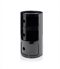 Kartell Componibili 3 Elemente Container - schwarz -
