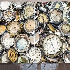 Uhr Rustikale Gardine Retro