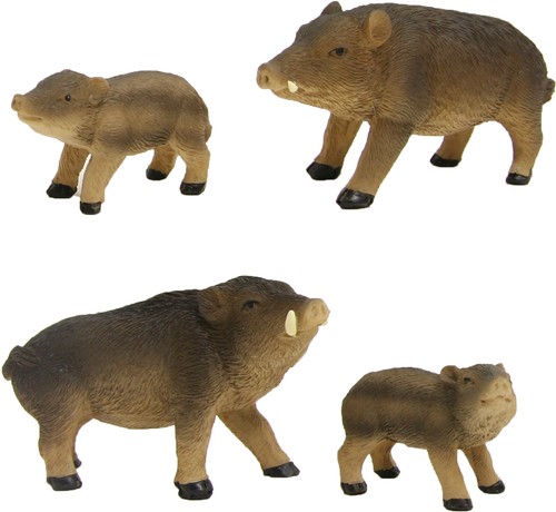 Wildschweinfamilie teilig - wildschweinfamilie, 4-teilig
