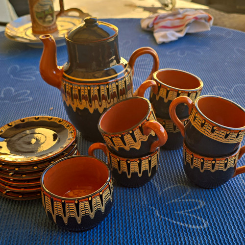 Keramik kaffeeservice set - keramik,