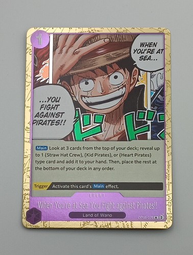 One piece tcg when you - you´re, sea