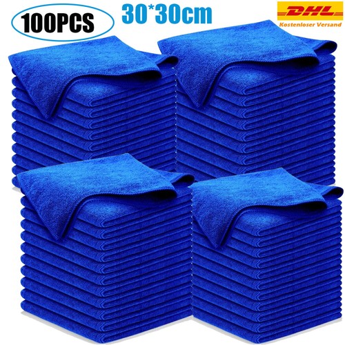 100x mikrofasertücher auto - mikrofasertücher,