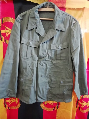 Ddr nva drillich uniform jacke - ddr,