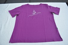 Trigema T-Shirt, lila, mit