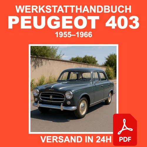 Werkstatthandbuch peugeot 403 - werkstatthandbuch,