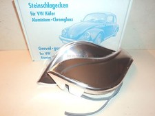 Steinschlagecken vorne mit Keder VW Käfer bis 7`70 Alu glanzeloxiert Paar OVP