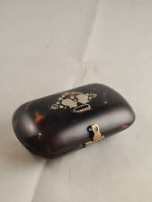 Etui aus Schildpatt mit Einlegearbeiten antik