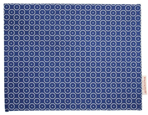 Tischset circle dots blau - circle,