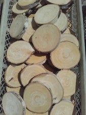 Birkenscheiben 10x15-18 cm, Baumscheibe, Holzscheiben, Deko Birke, DIY