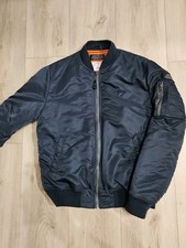 SCHOTT Army Type U Bomberjacke Piloten Flieger  Jacke navy blau Grösse L