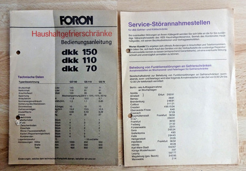 Bedienungsanleitung foron - bedienungsanleitung,