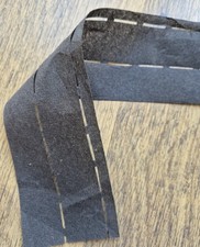 Vlieseline Bundband Schwarz, Aufbügelbar, 85mm, 10 Meter