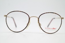 Brille TITANFLEX 3656 Mehrfarbig Gold Oval Brillengestell eyeglasses Neu