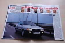Rallye Racing 07/1987 Audi 80 1.9 E mit 113PS im Leser-TEST auf 6 Seiten