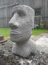 Gartenfigur moai skulptur - gartenfigur,, moai,