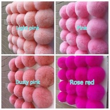 10X Hase Pelz Bommel Ball