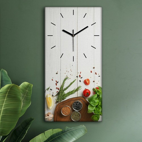 Wandkunst leinwand bild uhr - leinwand,