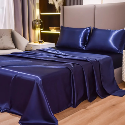 Queen size satin bettwäsche - queen,