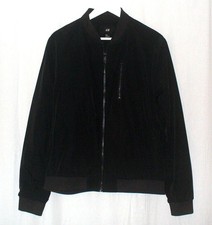 H&M * Herren Jacke im College Style * Gr. M * schwarz