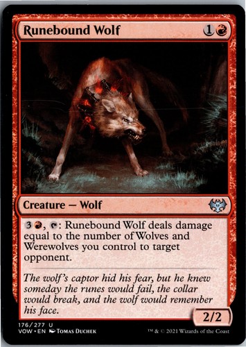 Runebound wolf mtg vow - runebound,