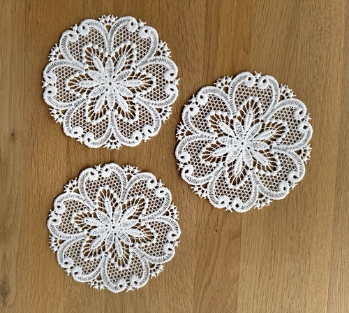 Deckchen neu rund 15cm - 3,