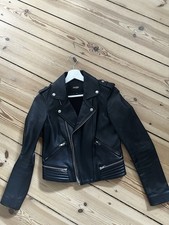 maje Damen Biker Lederjacke