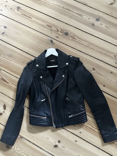Maje damen biker lederjacke - maje,