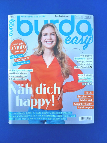 Burda easy 2022 mit - easy, 2/2022