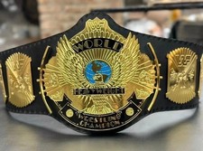 New Winged Eagle Championship Wrestling Title Belt 2mm Brass Adult size
