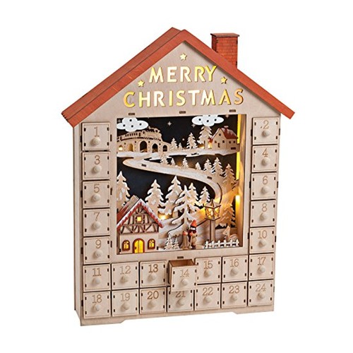 Adventskalender haus mit - haus,