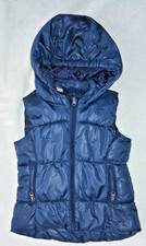 Steppweste Kind "Papagino" blau Gr. 98/104 - unisex - Kapuze