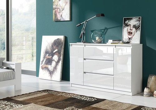 Kommode 120 weiss - kommode,