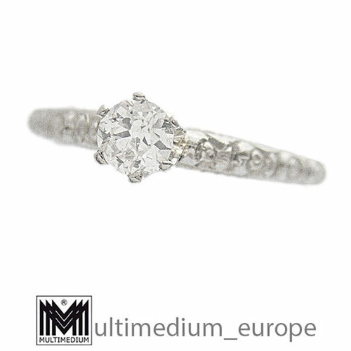750 weißgold ring 23ct - ring, 0,23ct