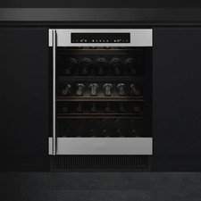 Smeg CVI338X1 Weinkühlschrank 38 Flaschen – 2 Zonen –Edelstahl Schwarz– A Klasse
