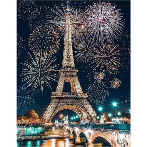 Diamant painting eiffelturm - diamant,