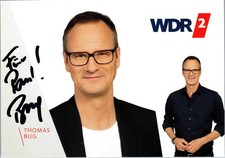Original Autogramm Thomas Bug WDR 2 /// Autogramm Autograph signiert sign 346036