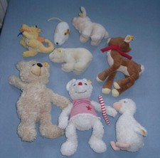 8 Steiff Tiere Bär Maus